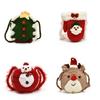 Knit Kids Christmas Santa Shoulder Bag With Lightweight Design For Daily Use