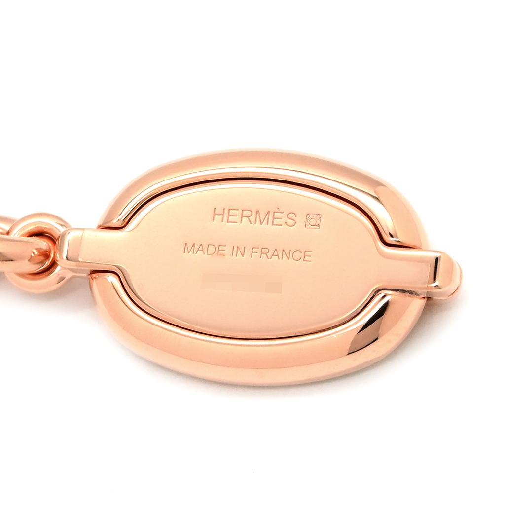 Hermes Mailon Mini Maillon PM PendantNecklace Gold Plated/enamel Array
