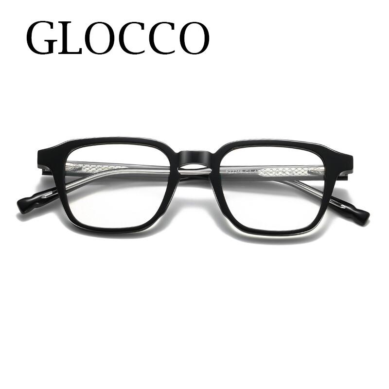 New Acetate Reading Glasses Men Women Anti Blue Ray Ultralight Presbyopia Small Square Optical Glasses