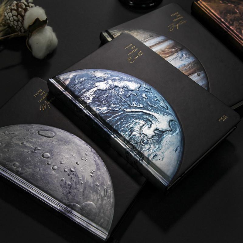 A5 Creative Universe Star Planet ledger Creative AR Effects Notebook Diary Full Color Page Illustration Office Stationery