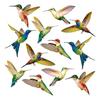 Indoor Window Sticker Bird Stickers, Anti-Collision Strike Prevention Decal, Static Cling Glass Film for Windows Doors, UV Reflective PVC Reusable