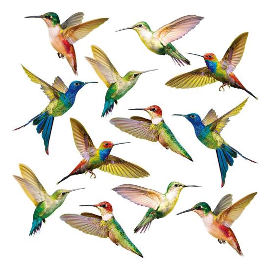 Indoor Window Sticker Bird Stickers, Anti-Collision Strike Prevention Decal, Static Cling Glass Film for Windows Doors, UV Reflective PVC Reusable