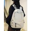 Schoolbag Schoolbag Female College Student 1011 New Lightweight Travel Bag Backpack Simple and Versatile White Girl Backpack