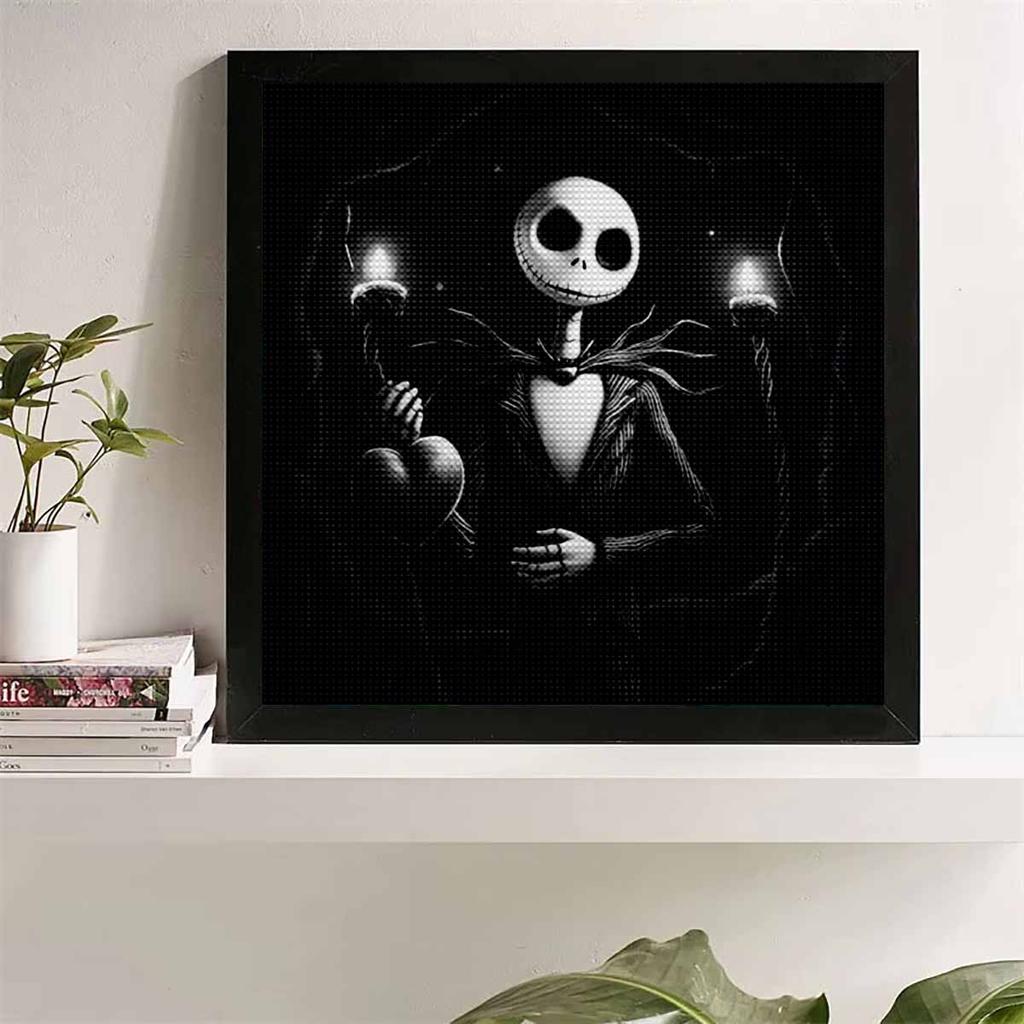 5D DIY Diamond Painting Decorative Skeleton Full Round Drill Scenery Diamond Embroidery Cross Stitch Kits Home Decor Gift