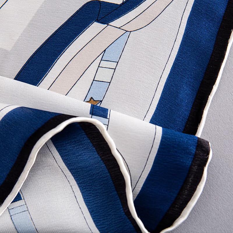 Hengyuanxiang Navigator Silk Square Scarf