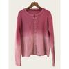 Pink High-end Knitted Sweater for Women Early Autumn New Korean Style Top with Chic Design