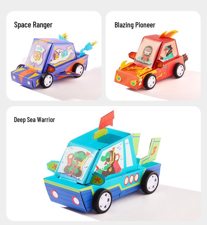 Mideer My Little Origami Airplane: 3D Educational Toy for Kids, Ages 2+, Includes Paper Cutting Book for Crafting