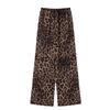 Women High Waist Wide Leg Pants Solid Gray Business Casual Trousers Straight Loose Office Daily Pants