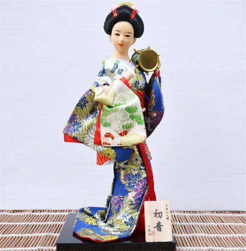 Geisha Japanese Kimono Doll Puppet Seafood Sushi Shop Restaurant Decorate Tool Cute Toy Embellishment Ornaments Gift Crafts 1-28