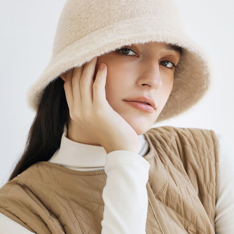 JUARR Mink Knit Bucket Hat_5 Colors_JFFAC409M