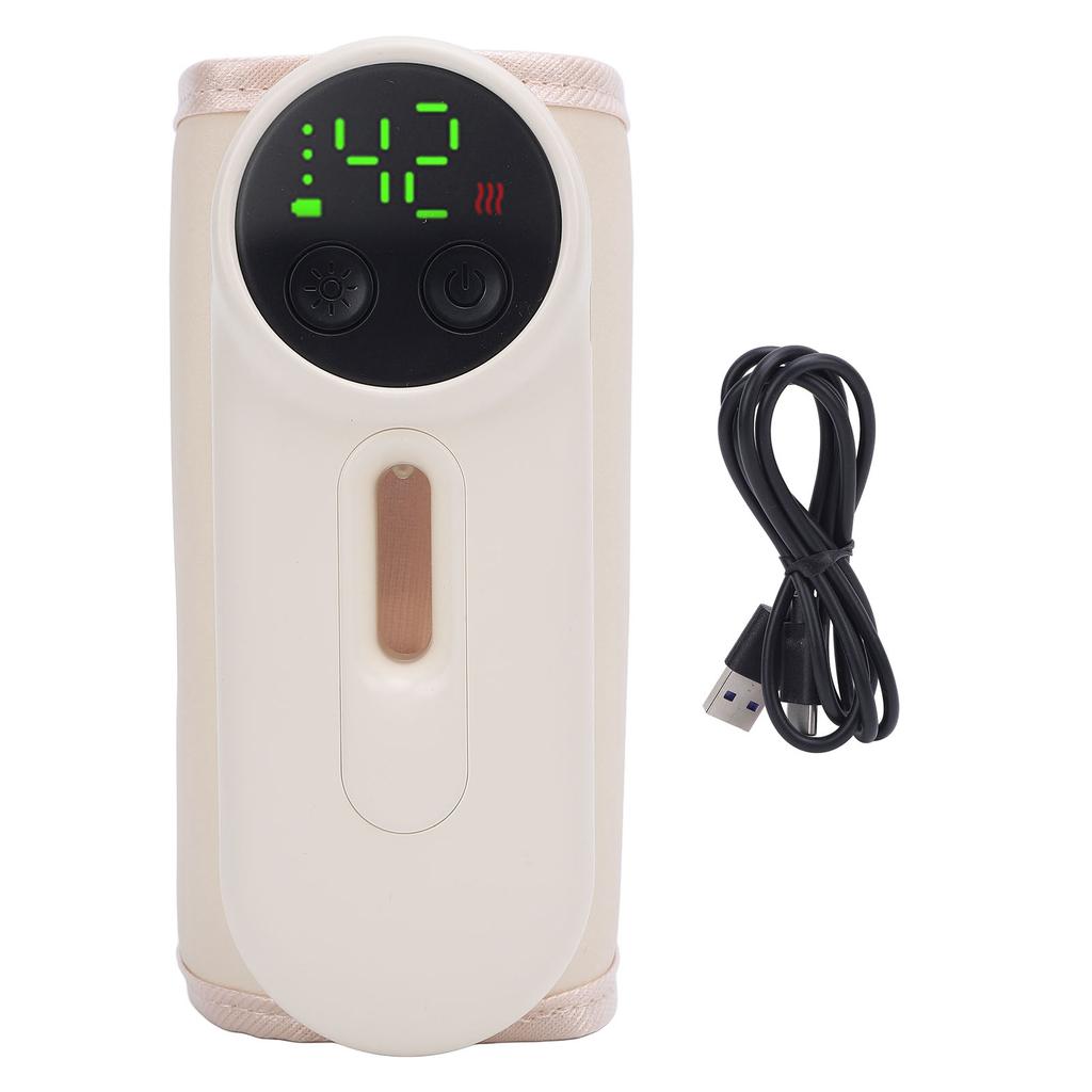 Portable Milk Bottle Warmer Fast Heating Temperature Display Electric Breastmilk Bottle Heater for