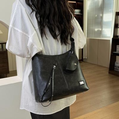 Bolso retro versátil bolso tote para mujer mensajero gran capacidad nuevo bolso de hombro de moda bolso