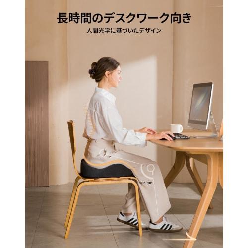 ProtoArc Chair Cushion, Thick Memory Foam, Comfortable, Ergonomic, Pressure Dispersion, Gentle on the Buttocks, Non-Slip, for Car, Home, and Office Ch