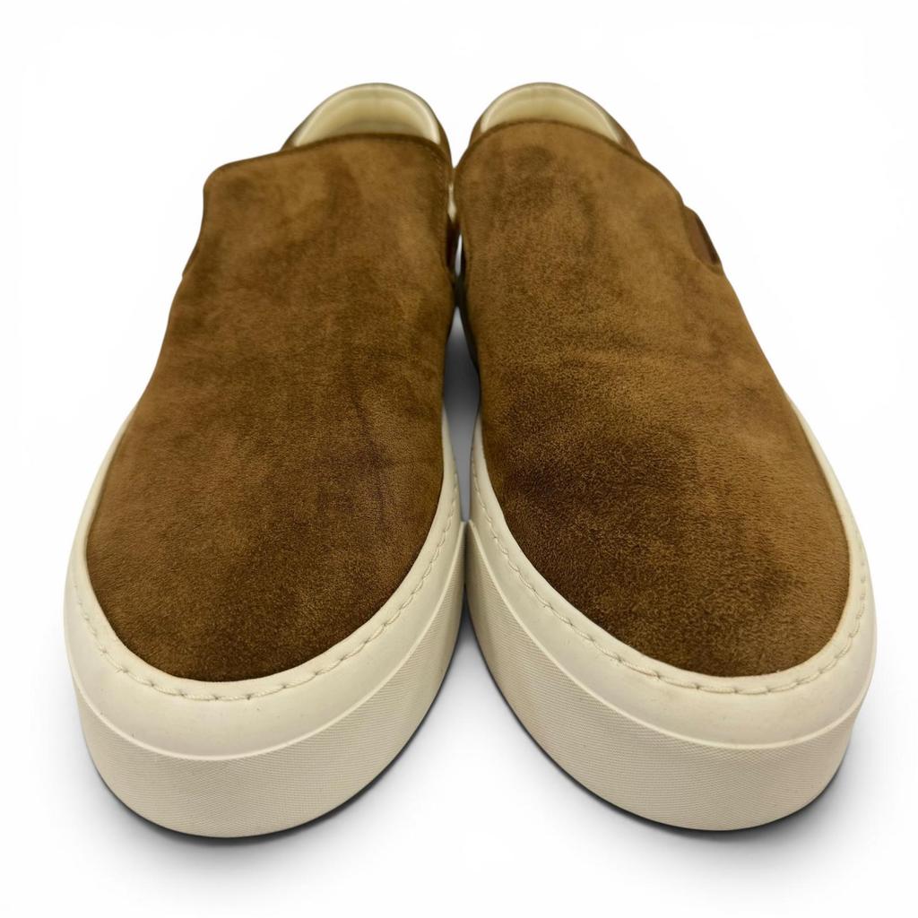 Great THE ROW Slip-on Marie H Low cut sneakers Brown Suede leather Women 39 Used