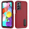 3 In 1 Heavy Armor Defend Phone Case For Samsung Galaxy A16 A06 A15 A14 A54 A26 A36 A56 A17 A27 A37 5G Plastic Frame TPU Cover