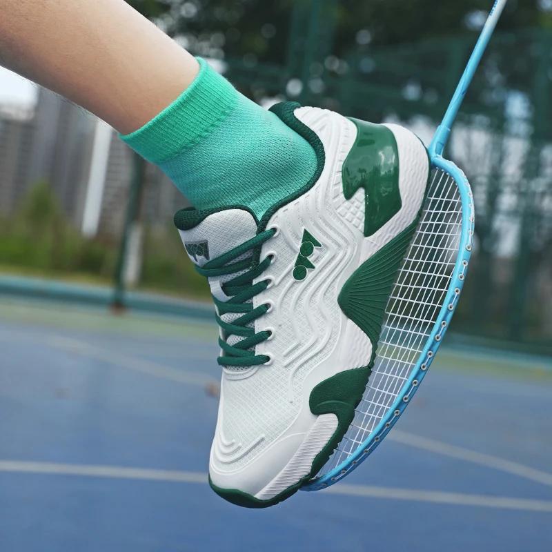 New Casual Badminton Shoes Breathable and Non-slip Men's and Women's Lightweight Table Tennis Sports Shoes Tennis Training Shoes