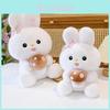 Plush Bunny Toy With Super Soft Short Pile And Children Sleep Decor