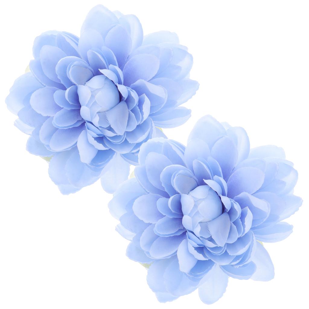 2Pcs Curtain Flower Clips Beautiful Floral Decor Easy To Use No Tools Required for Most Occasions Curtain Flower Buckle