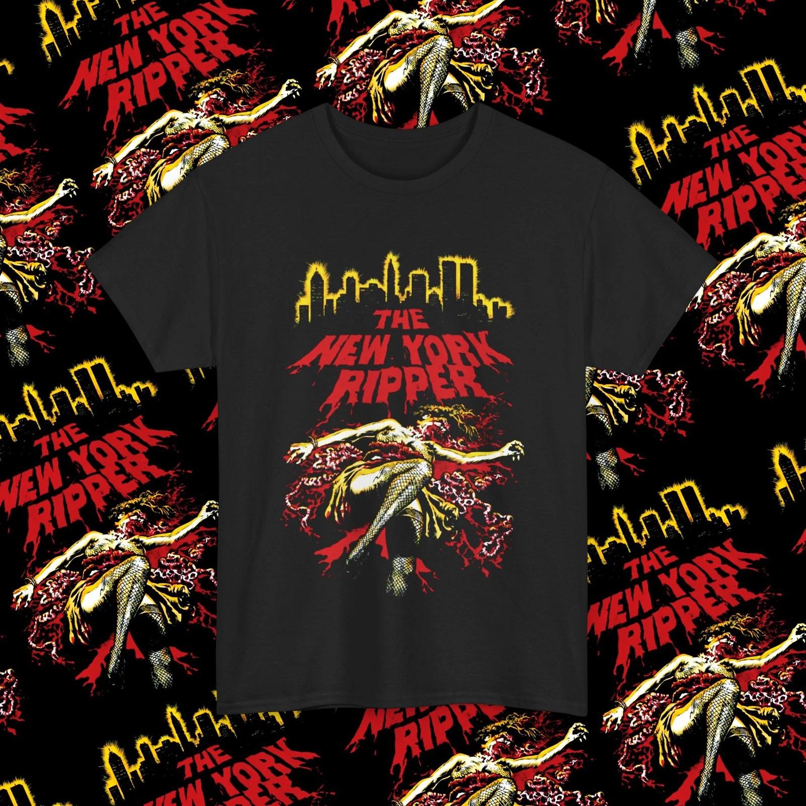 The New York Ripper Italian Horror Movie Shirt, Horror Movie Poster Shirt L