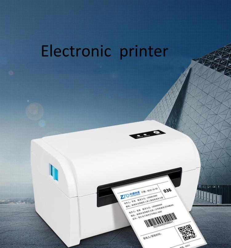 Stampante termica per scontrini portatile ZJ-9200 con porta USB e supporto