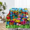 Mr. Men and Little Miss Theme Printed Blanket - Perfect for Couch, Bed, Travel & Outdoor Use | Machine Washable, Cozy & Durable.