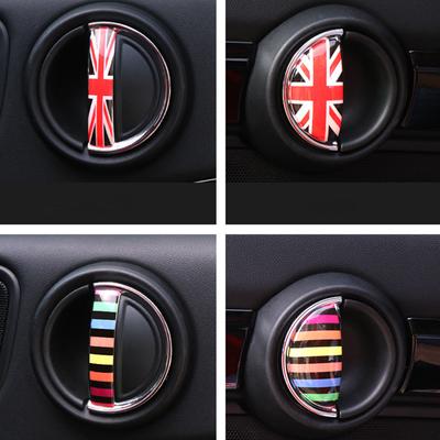 2Pcs Car Sticker For MINI COOPER R56 R55 R60 R61 Countryman F55 F56 F60 Crystal Epoxy Interior Accessory Car Door Handle