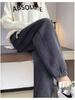 Velvet Thickened Lambswool Cuffed Sweatpants - Warm, Loose, Casual Sports Pants for Autumn & Winter