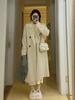 Korean Style Women's Mid-Length Wool Coat: 2024 Autumn/Winter Slimming Fashion