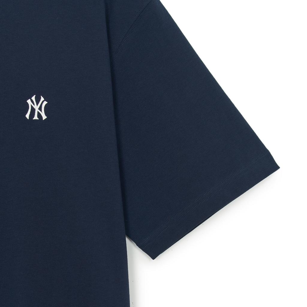 New MLB New York Yankees Basic Collection SS25 T Shirt Unisex Standard Navy Blue 3ATSB6153-50NYS