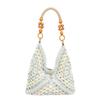 Large-capacity Woven Bag Summer Seaside Vacation Sweet Commuting Single-shoulder Tote Bag