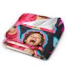 H-Harry Styles  Blanket  Super Warm Novelty Plush Throw Blanket For Students Couch Chair Sofa Bed Flannel Bedspread Bed Cover