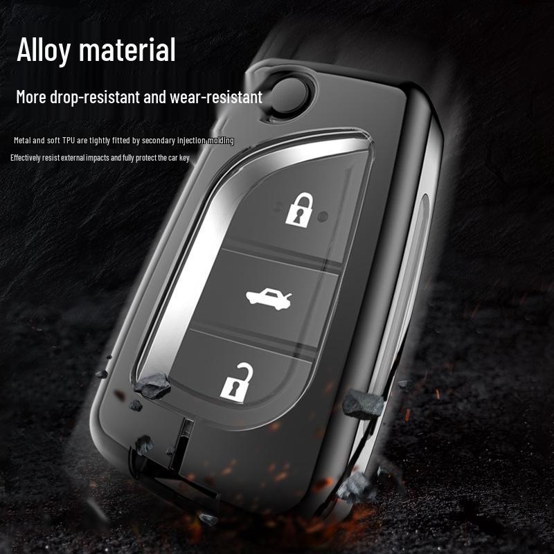 Toyota Key Case for Corolla, Camry, RAV4, IZOA, Yaris, Highlander, Levin