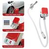 Gas Diesels Pump Auto Stop 9.08L/Min Flow Battery/USB Powered 51Inch Hose Universal Adapters For Fuel Transfer