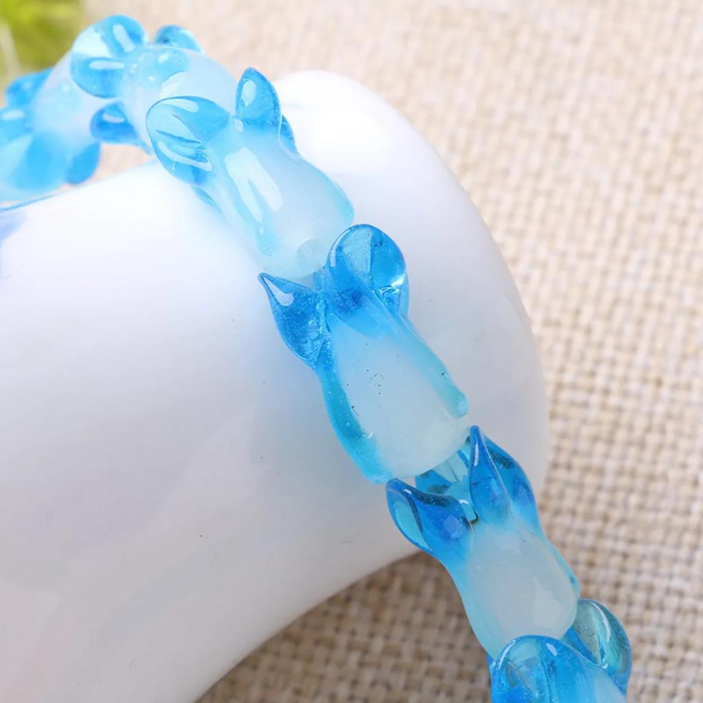 10 pz 20x10 mm Forma Cavolo Cinese Vetro Lavorato a Lampada Fatto a Mano Perline Sciolte Per Accessori per Creazione di Gioielli Fai da Te Artigianato Risultati