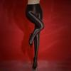 Plus Size Glossy Satin Shaping Pantyhose Oil Shiny Yoga Leggings Women Sexy Cuban Heel Back Seam Tights  Pole Dance Clubwear