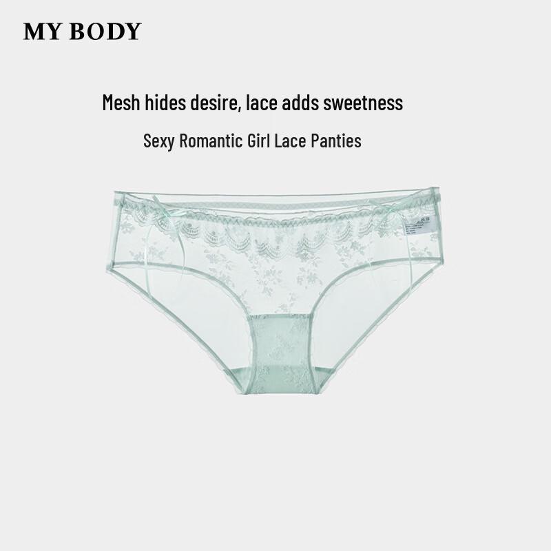 

Женские трусы-слипы с низкой посадкой из романтичного кружева mybody M