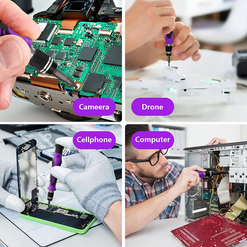 138 In 1 Precision Screwdriver Set Electronics Magnetic Repair Tool Kit with Case for Repair Computer, iPhone, PC