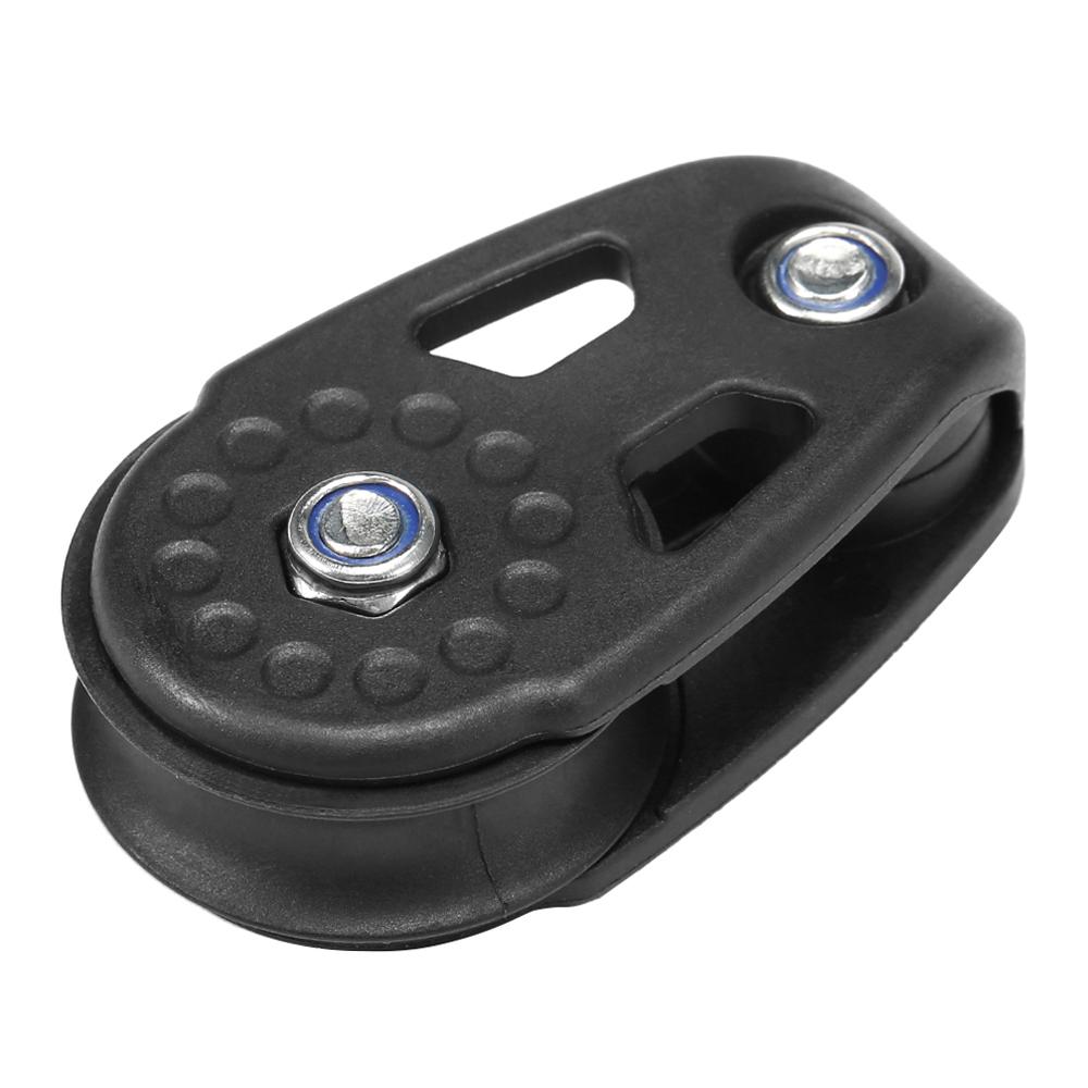 2 PCS Kayak Slide Rail Anchor Trolley Kit Pulley Blocks for Kayak Canoe Boat