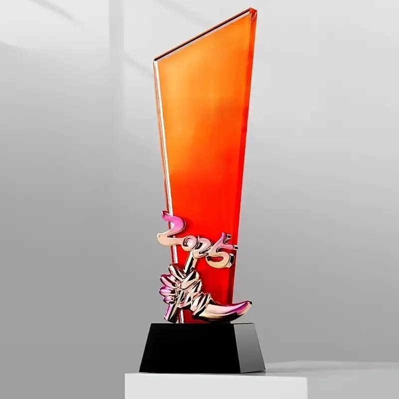 High-End Crystal Trophy: Outstanding Employee Award Gift