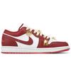 Jordan Air Jordan 1 Low top Flat Skateboard Shoes Women's Red FJ3465-160(Team18-SBOX)