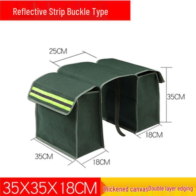 Thick Canvas Motorcycle Saddlebag & Crossbody Tool Bag