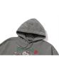 HELLOW Flower Pigment Hoodie Dark Gray