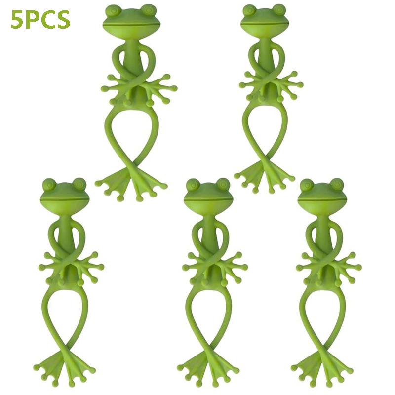 Creative Frog Plant Stand Cute Frog Flower Pot Hugger Plant Climbing Fixture Clips Planter Stake Decor Garden Climbing Branch