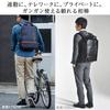 Sanwa Direct Business-Rucksack, Hergestellt in Japan mit Okayama-Denim und Toyooka-Näharbeit, Wasserabweisend, 10 Taschen, Schwarz, 200-BAG165BK