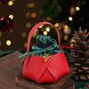 Velvet Christmas Eve Apple Tote & Gift Bag