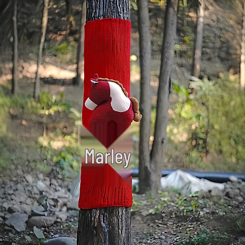 Плюшевое украшение B.Y.K Красный Заяц Жеребенок