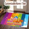 Custom Name Text Crystal Velvet Rug,El Payaso Plim Plim Soft Plush Decorative Non Slip Floor Carpet