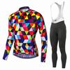 Cycling Suit Spring and Autumn Long Sleeve Suit Men's Mountain Bike Equipment Cycling Suit Suit
