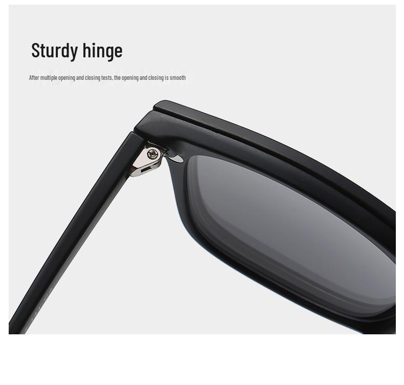 Conjunto de Óculos de Sol Clip-on Magnéticos Polarizados 2024 para Homens e Mulheres - Óculos de Condução da Moda