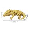 Resin dragon shaped reclining book dragon ornament Gothic style creative bookshelf home decoration